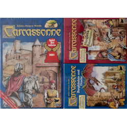 Carcassonne - Bundle + Händler & Baumeister + Burgfräulein & Drache