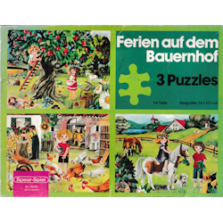 Puzzle "Ferien auf dem Bauernhof"