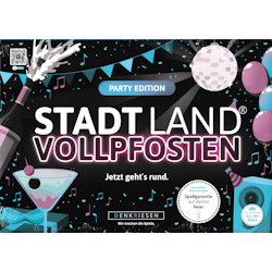 Stadt Land Vollpfosten - Party Edition - "Jetzt geht's rund."